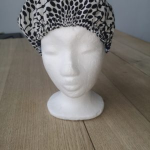 Bonnet de nuit en satin de soie