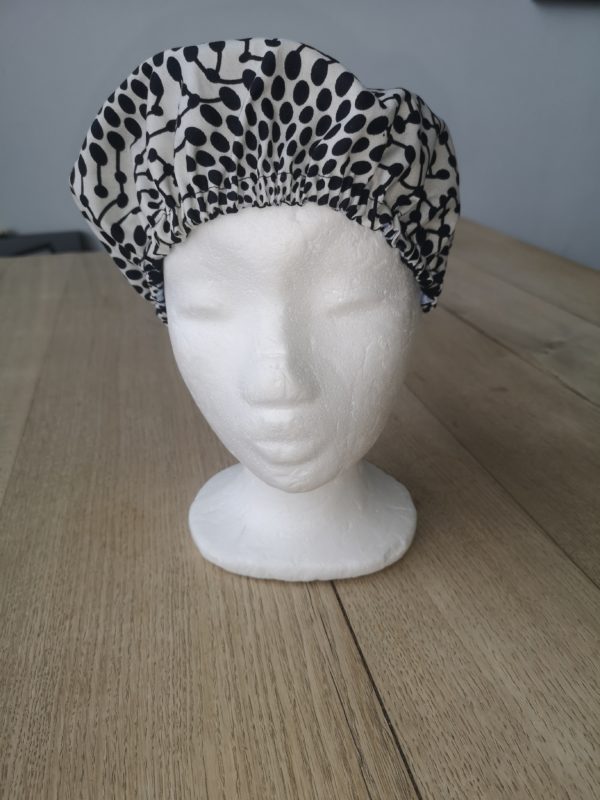 Bonnet de nuit en satin de soie