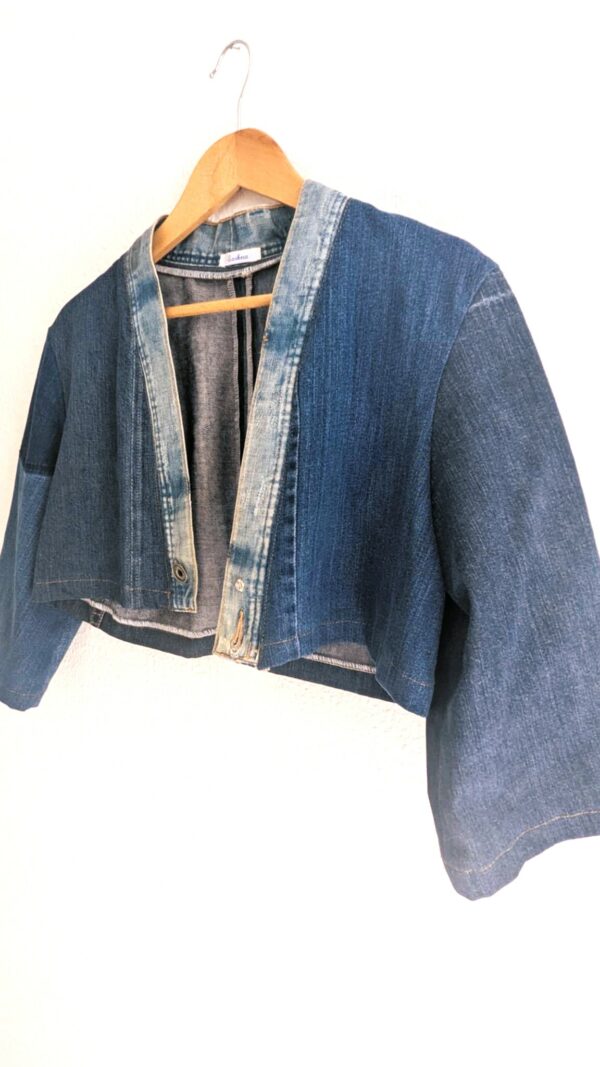 Boléro en denim upcyclé – Image 5
