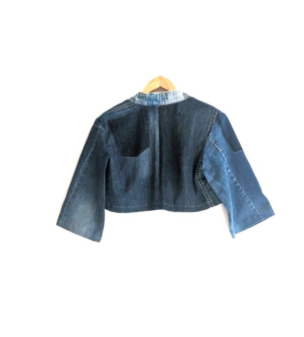 Boléro en denim upcyclé – Image 6