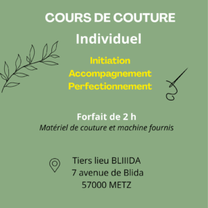 Cours de couture individuel