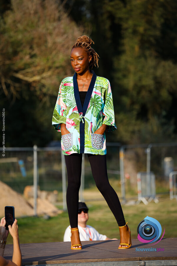 Veste colorée flamand rose